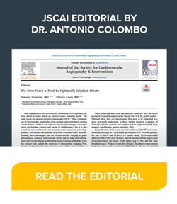 JSCAI Editorial by Dr. Antonio Colombo
